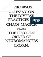 Apikorsus An Essay On The Diverse Practices of Chaos Magick