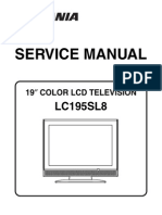 Sylvania Lc195sl8 LCD TV SM