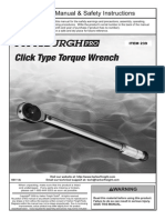 Pittsburgh Click Type Torque Wrench