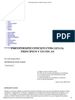 Psicoterapia Gestalt - Conceptos, Principios y Técnicas