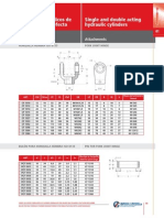 Cilindros Hidráulicos de Simple y Doble Efecto Single and Double Acting Hydraulic Cylinders