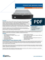 Comtech/EFData CTOG-250 Traffic Optimization Gateway Datasheet