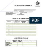 Tablas de Registros Generales