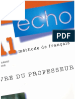 Echo A1 Livre Du Professeur