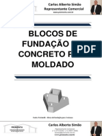 Blocos de Fundação Pré-Moldado