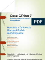 Caso Clínico 7 G6PD