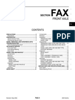 Front Axle: Section