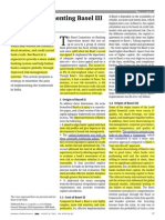 Cost of Implementing Basel III