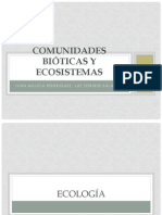 Comunidades Bióticas y Ecosistemas