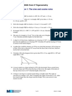 The Sine & Cosine Rules