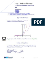 Exponentials & Logarithms