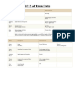 2015 Ap Exam Dates