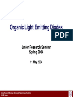 Lecture 7 - Organic Light Emitting Diodes