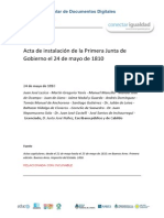 RRR Acta de Instalación Primera Junta 24 de Mayo