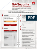 Huawei Certification Training Flyer-En-Security