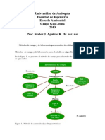 Metodos de La Hidrobiologia Sanitaria Prof - Nestor Aguirre 2013