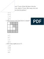 Fractions Questions