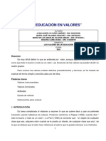 Educar en Valores