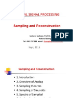 Sampling and Reconstruction