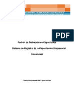 Guia Sistema de Registro Capacitacion Empresarial