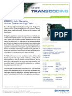 Sangoma D500 Series Transcoding Card Datasheet