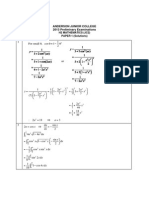 AJC H2 Math 2013 Prelim P1 Solutions