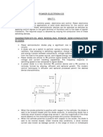 Power Electronics Unit I