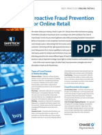 Proactive Fraud Prevention For Online Retail