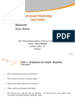 Advanced Marketing 2007/2008: Homework