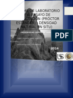 Proctor Modificado, Densidad in Situ - Saavedra Salazar Luis