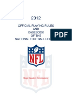 2012 - Rule Book - NFL