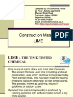 Construction Material LIME