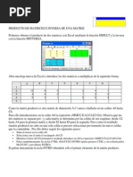 Matrices Con Excel