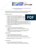 WWW - Seniat.gob - Ve Portal Page Portal MANEJADOR CONTENIDO SENIAT 08SISTEMASLINEA1 REQUISITOS INSCRIPCION RIF PDF