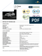 Mercedes C-Class EuroNCAP