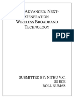 Lte-A: N - G W B T: Dvanced EXT Eneration Ireless Roadband Echnology