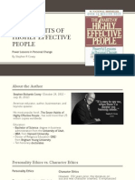 "7 Habits of Highly Effective People" Summary