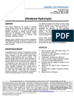 Hydroxyl Value (Hindered Hydroxyls) : Lubrizol Test Procedure