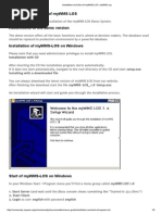 Installation and Start of myWMS LOS - myWMS PDF