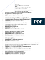 AutoCAd 2007 Command List