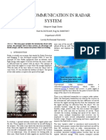 Use of Communication in Radar System