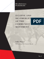 Eclipse and Reemergence of The Communist Movement