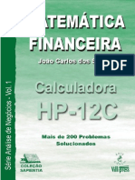 Matematica Financeira Calculadora HP 12c Joao Carlos Dos Santos