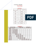 Product Range:: Specifications