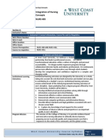 WCU NURS 493 - Integration of Nursing Concepts - 2014fall - I - 8-4-14