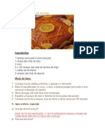 Receita de Bolo de Laranja