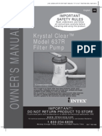 Manual de Bomba Krystal Filter Pump