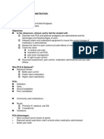 PCA and Epidural Presentation Outline 2014