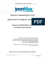 OpenVox G410E On Elastix Guide Manual