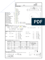 Circular Footing Design Based On ACI 318-08: Input Data & Design Summary